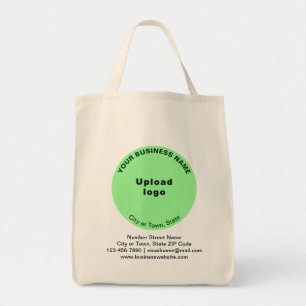 Bolso De Tela Marca comercial de formas redondeadas verdes clara