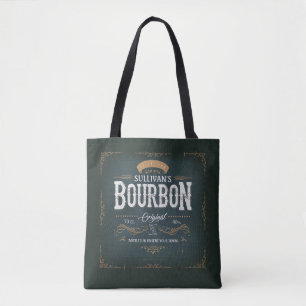 Bolso De Tela Marca de aspecto vintage AÑADIR NOMBRE American Bo