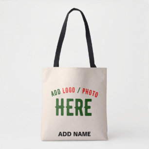 BOLSO DE TELA MARCA DE VERIFICACIÓN NATURAL DE PERSONALIZABLE ES