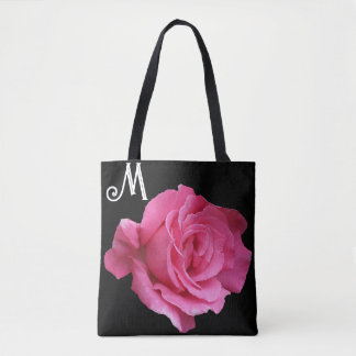 Bolso De Tela Marca M personalizable bonito rosa rosado floral d