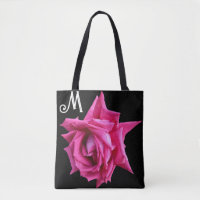 Marca M personalizable bonito rosa rosado floral d
