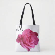 Marca M personalizable bonito rosa rosado floral d
