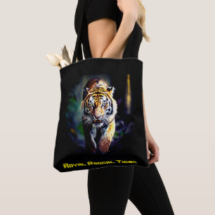 Bolso De Tela Marca real de tigre de Bengala