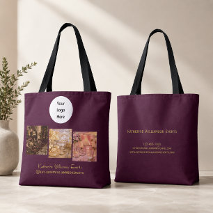 Bolso De Tela Marcas Comerciales con Estilo Foto Burgundy