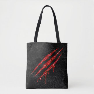 Bolso De Tela Marcas De Cuchillas De Swirly