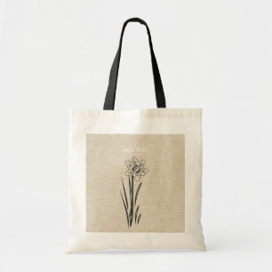 Bolso De Tela Marcha de las Flores de Nacimiento Daffodil