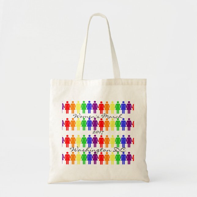 Bolso De Tela marcha de mujeres 2017 LGBTQIA (Frente)