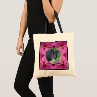 Bolso De Tela Marco de flores de Hibiscus Cree su propia foto Ma