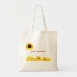 Bolso De Tela Marco de girasol personalizado Tote Bag