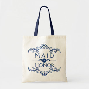 Bolso De Tela Marco Decorativo Azul Real Mata De Honor