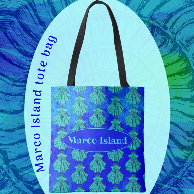 Bolso De Tela Marco Island Florida: Arte natural de Shell Sea (Subido por el creador)