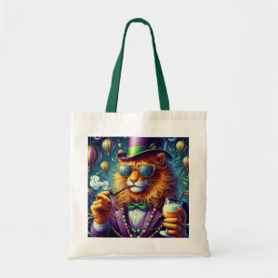 Bolso De Tela Mardi Gras de León/Luisiana 