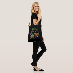 Bolso De Tela Mardi Gras moderno
