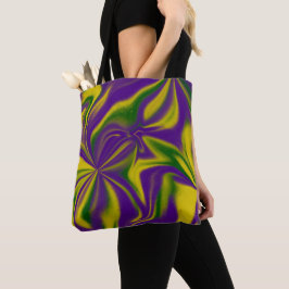 Bolso De Tela Mardi Gras Swirls
