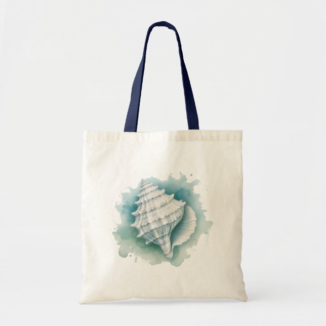 Bolso De Tela Marea costera/náutica (Frente)