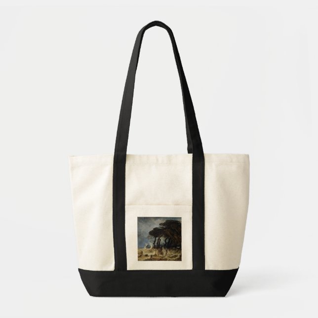 Bolso De Tela Marea de primavera cerca de Honfleur, c.1861 (Frente)