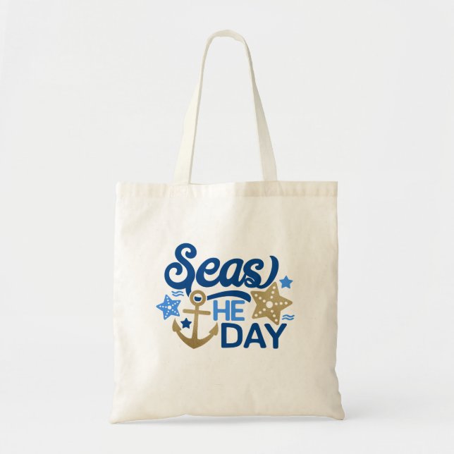 Bolso De Tela Marea el día (Frente)
