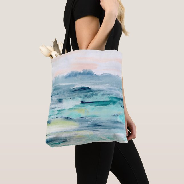 Bolso De Tela Mareas de playa II (Detalle)