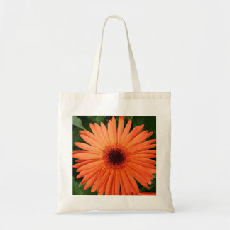Bolso De Tela margarita anaranjada