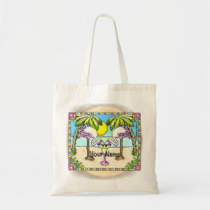Bolso De Tela Margarita Flamingo Tote Bag