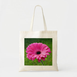 Bolso De Tela Margarita rosada del Gerbera