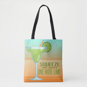 Bolso De Tela Margarita   Squeeze Me Baby Una Lime Más