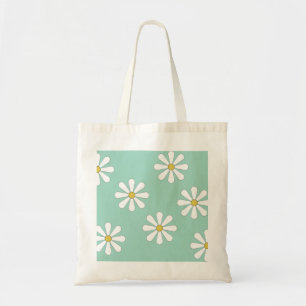 Bolso De Tela Margaritas