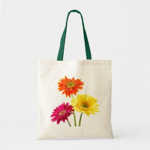 Bolso De Tela Margaritas del Gerbera