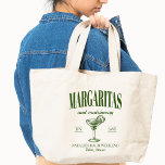 Bolso De Tela Margaritas Y Bachelorette Personalizada De Matrimo<br><div class="desc">Celebra tu escapada de soltera con estilo con nuestras bolsas de té personalizadas Margaritas y Matrimony, el accesorio más importante para tu fiesta final de soltera de playa. Diseñados con cuidado e infundidos con el espíritu de una soltera mexicana, estos bolsos de personalizado están diseñados para hacer su celebración inolvidable....</div>