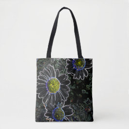 Bolso De Tela Margeriten Blumen