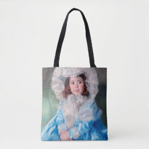 Bolso De Tela Margot in Blue, Mary Cassatt