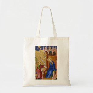 Bolso De Tela María y Ángel de la Anunciación