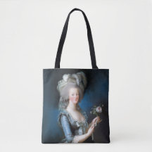 Marie Antoinette con un rosa
