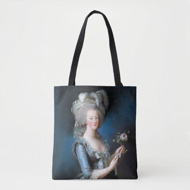 Bolso De Tela Marie Antoinette con un rosa (Anverso)