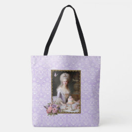 Bolso De Tela Marie Antoinette,French,Paris,roses,cakes