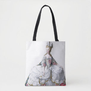Bolso De Tela Marie Antonieta (1752-93) de 'DES Estam de Receuil