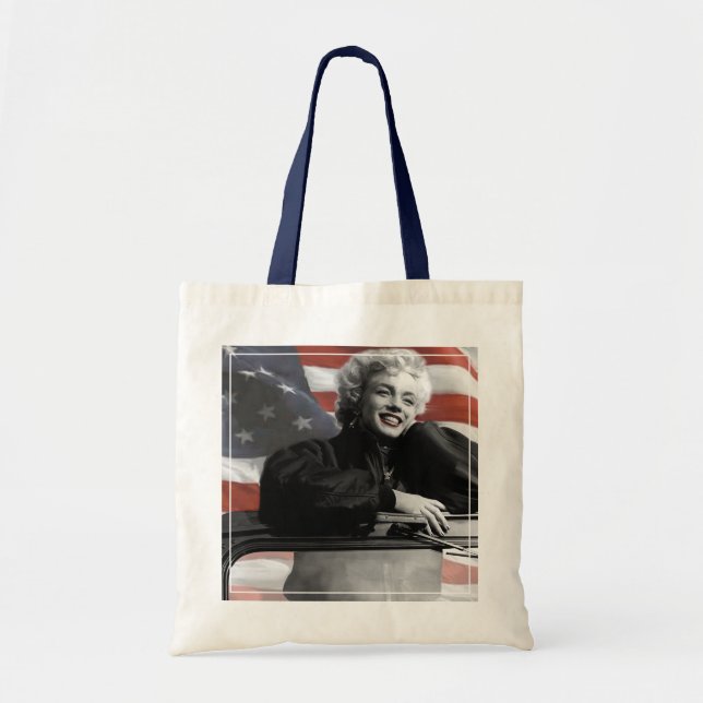 Bolso De Tela Marilyn patriótica (Frente)