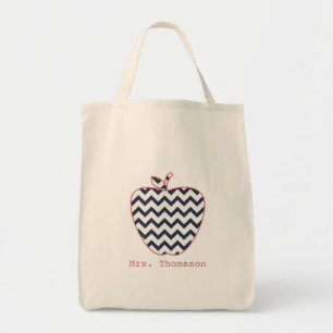Bolso De Tela Marina de guerra Chevron y profesor coralino Apple