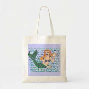 Bolso De Tela Marina, la sirena