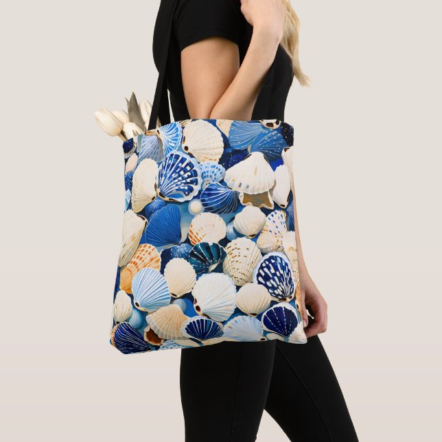 Bolso De Tela Marinas marinas de verano (Detalle)