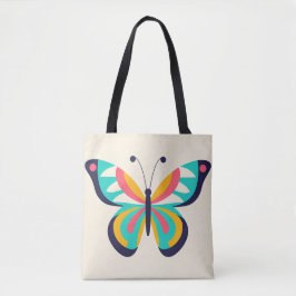 Bolso De Tela Mariposa