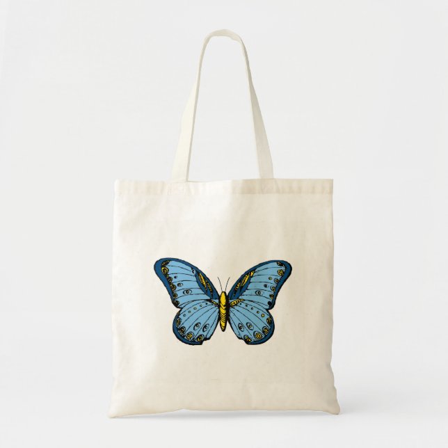 Bolso De Tela Mariposa (Frente)