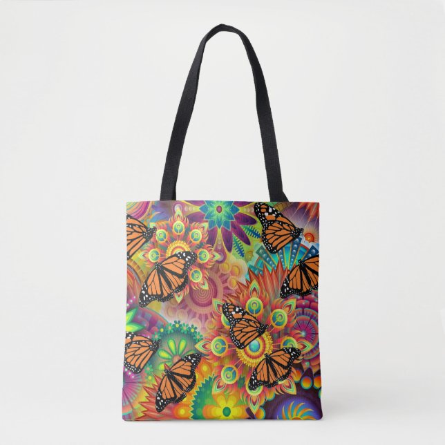 Bolso De Tela Mariposa (Anverso)
