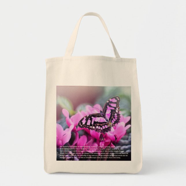 Bolso De Tela Mariposa (Frente)