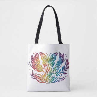 Bolso De Tela Mariposa