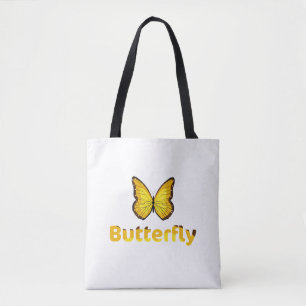 Bolso De Tela Mariposa