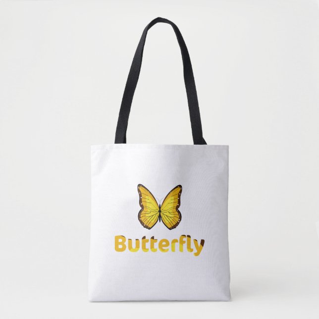 Bolso De Tela Mariposa (Anverso)
