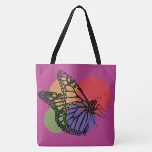 Bolso De Tela Mariposa