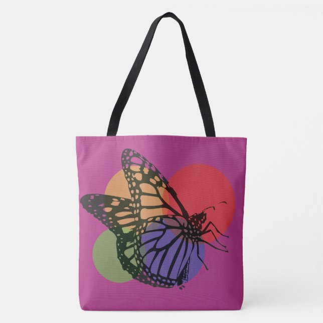 Bolso De Tela Mariposa (Anverso)