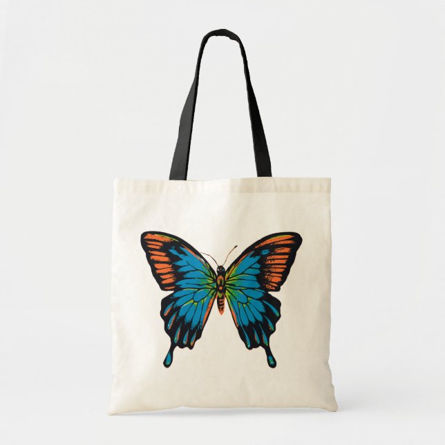 Bolso De Tela Mariposa (Frente)